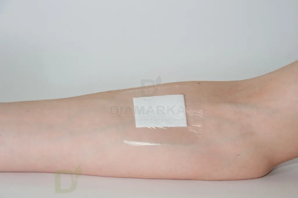 Пластырь прозрачный плёночный Круотек Медитек с подушечкой, 9x10см