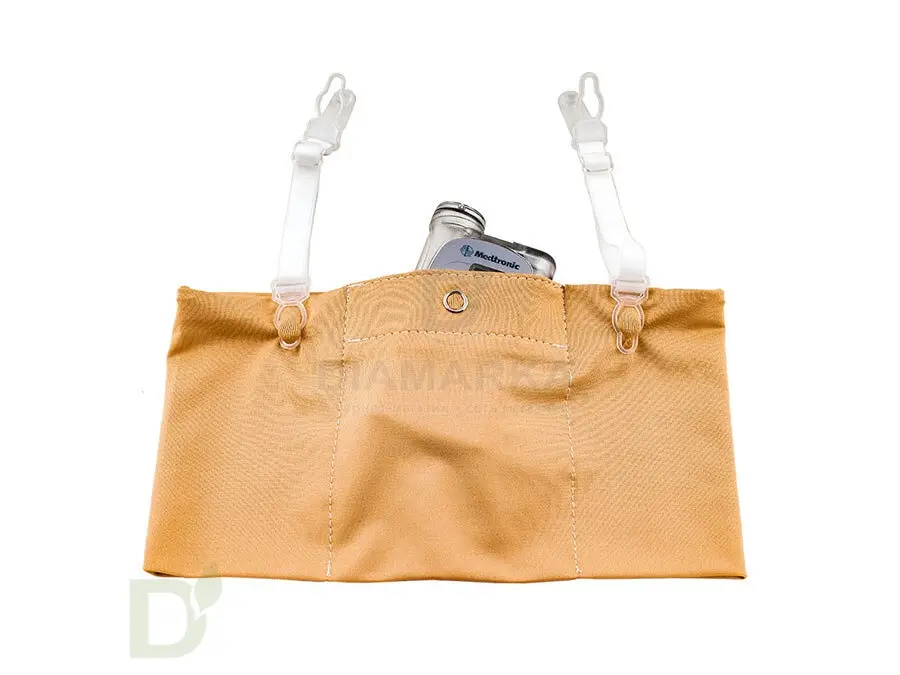 Чехол для ношения инсулиновой помпы на ноге Бежевый