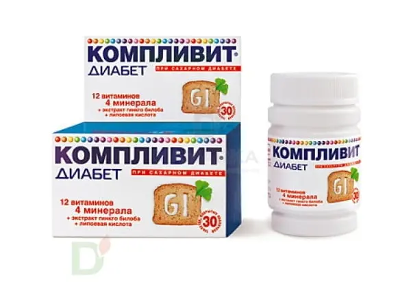 Витамины Компливит® Диабет, 30 табл. в Ростове-на-Дону