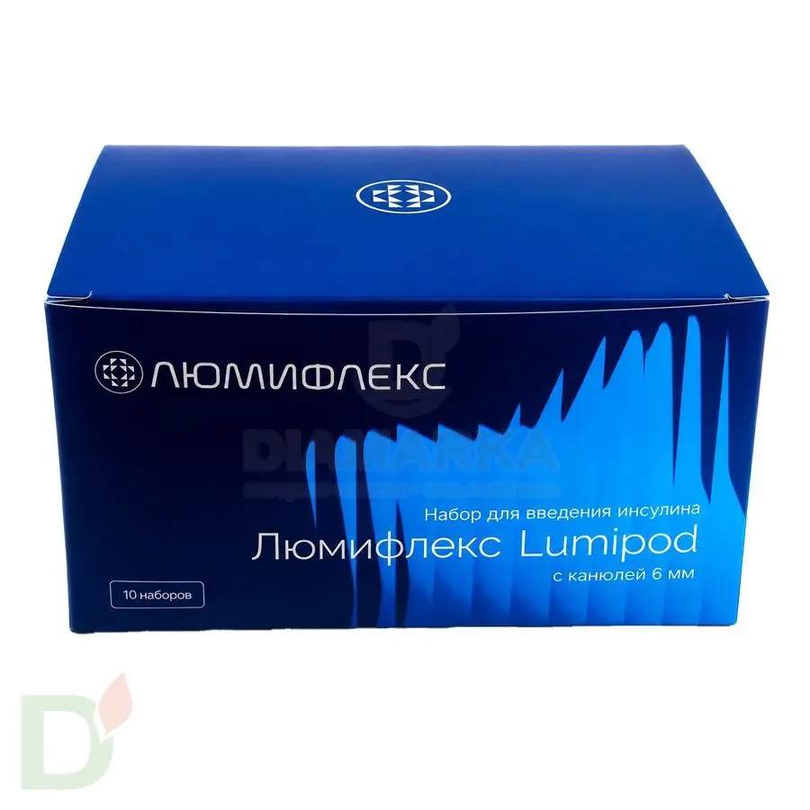 Набор для введения инсулина Люмифлекс Lumipod с канюлей 6мм, 1 шт.