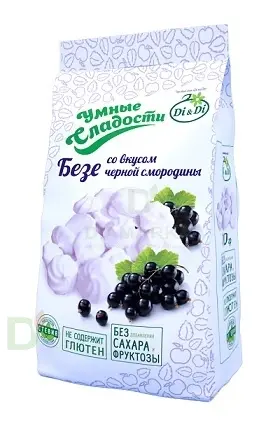 Безе без сахара Умные сладости Чёрная смородина 70гр. в Ростове-на-Дону