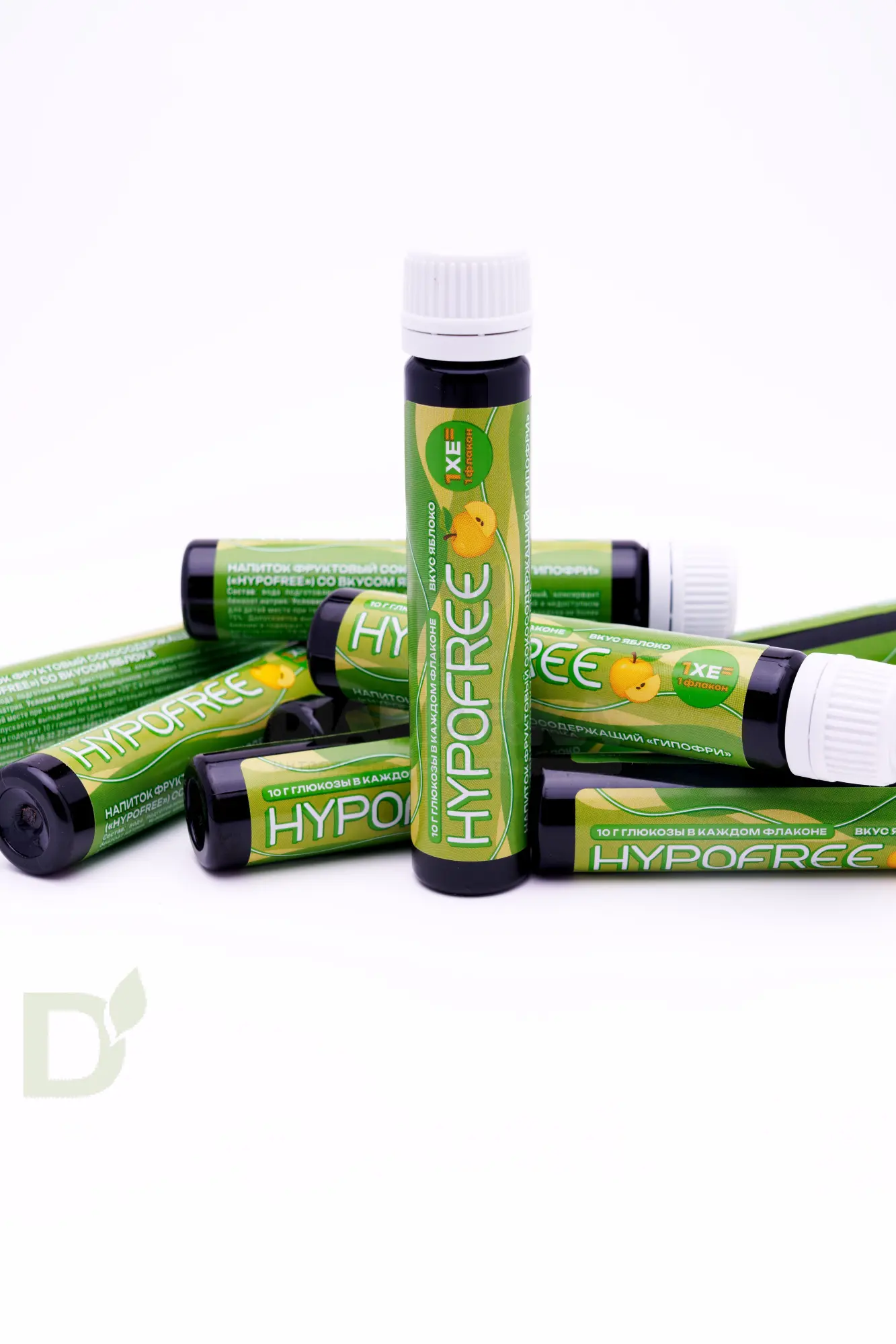 Напиток фруктовый HYPOFREE (1ХЕ) Яблоко, упак. 10 туб