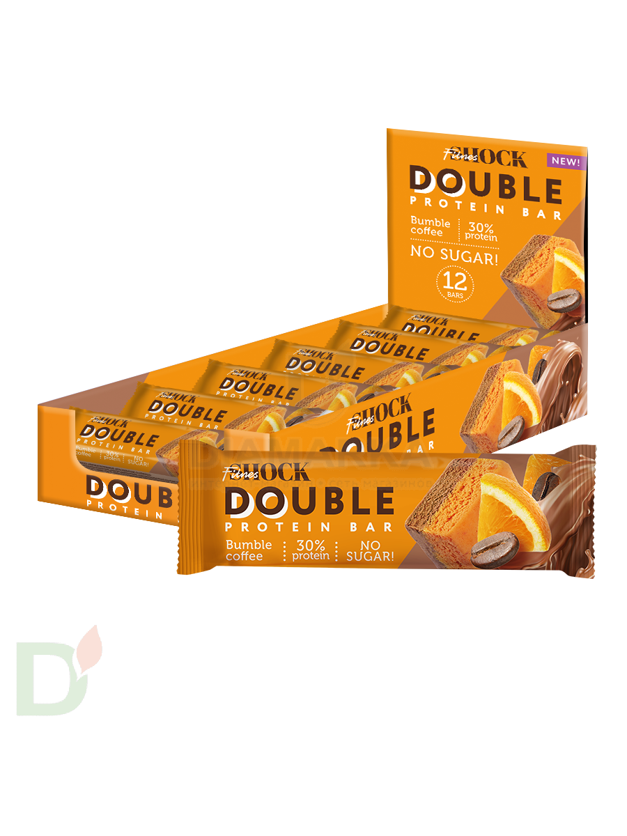 Батончик протеиновый FitnesShock Апельсиновый кофе 40гр. в Ростове-на-Дону