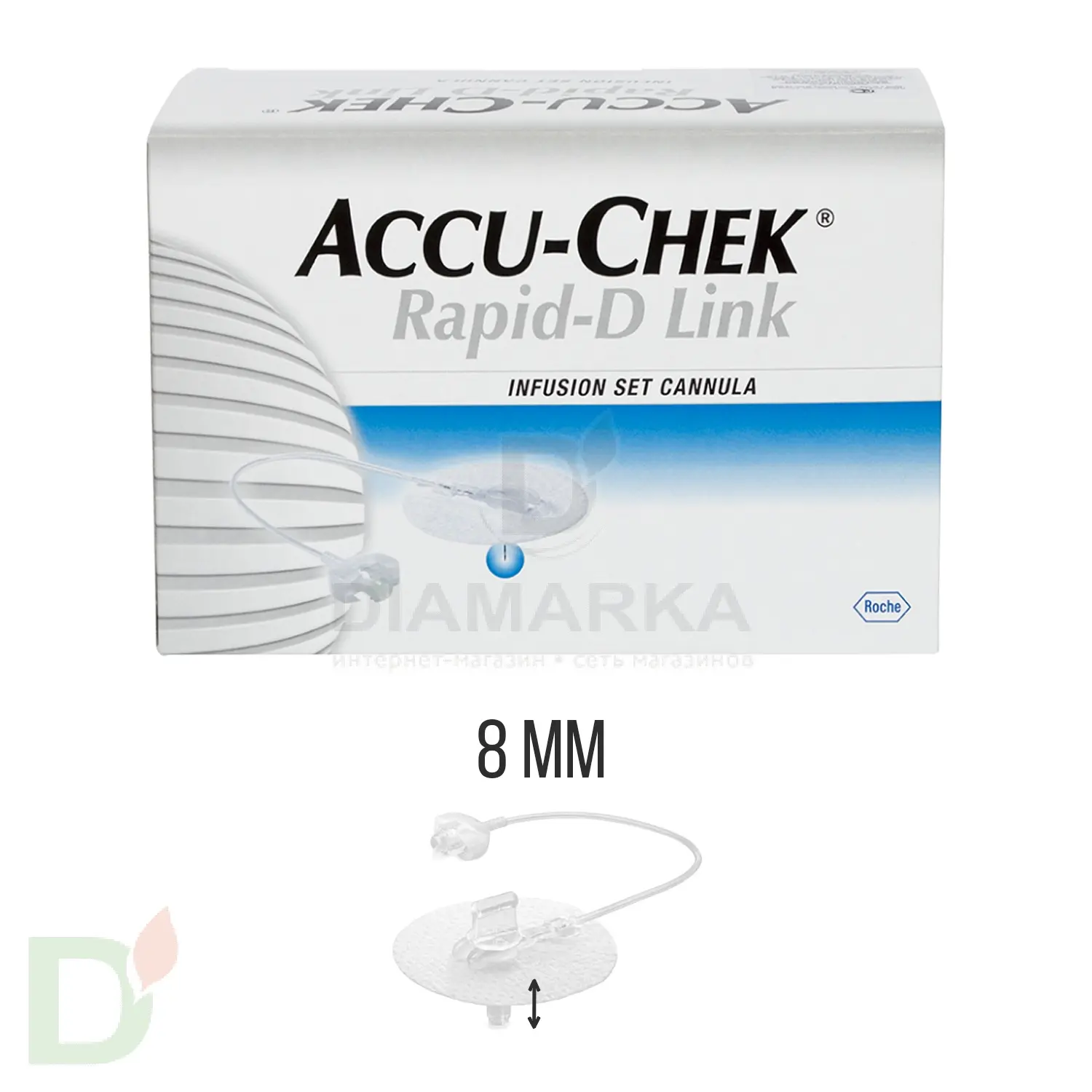 Акку-Чек Репид-Д Линк, игла 8 мм, 1 шт. в Ростове-на-Дону