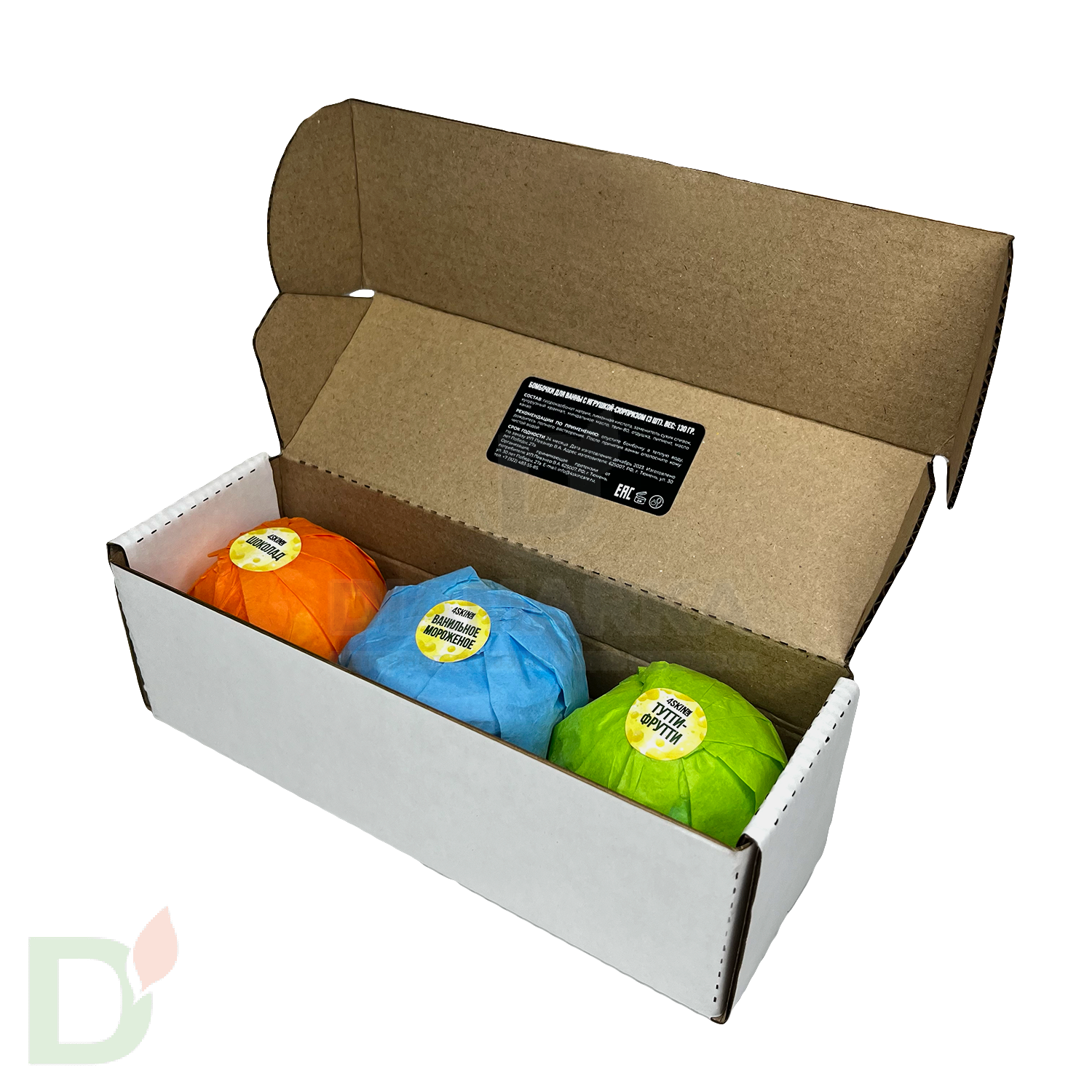 Бокс - Бомбочки для ванны детские (з шт в комплекте) в Ростове-на-Дону