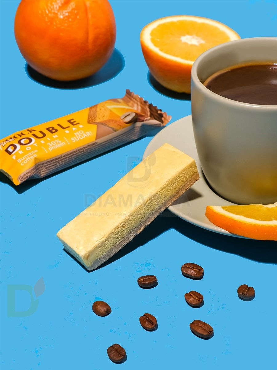 Батончик протеиновый FitnesShock Апельсиновый кофе 40гр. в Ростове-на-Дону