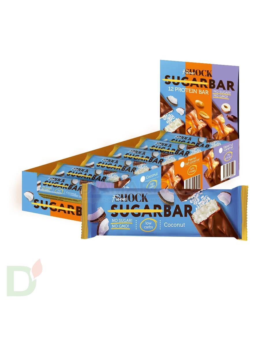 Батончик протеиновый FitnesShock Кокос 50гр. в Ростове-на-Дону