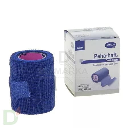 Бинт самофиксирующийся Пеха-хафт (Peha-haft), 6см х 4 м, Синий в Ростове-на-Дону