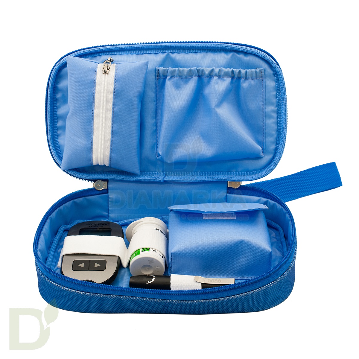 Сумка для диапринадлежностей ТРЕВЕЛ синяя