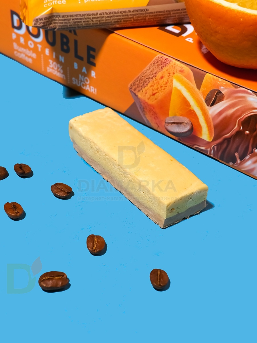 Батончик протеиновый FitnesShock Апельсиновый кофе 40гр. в Ростове-на-Дону