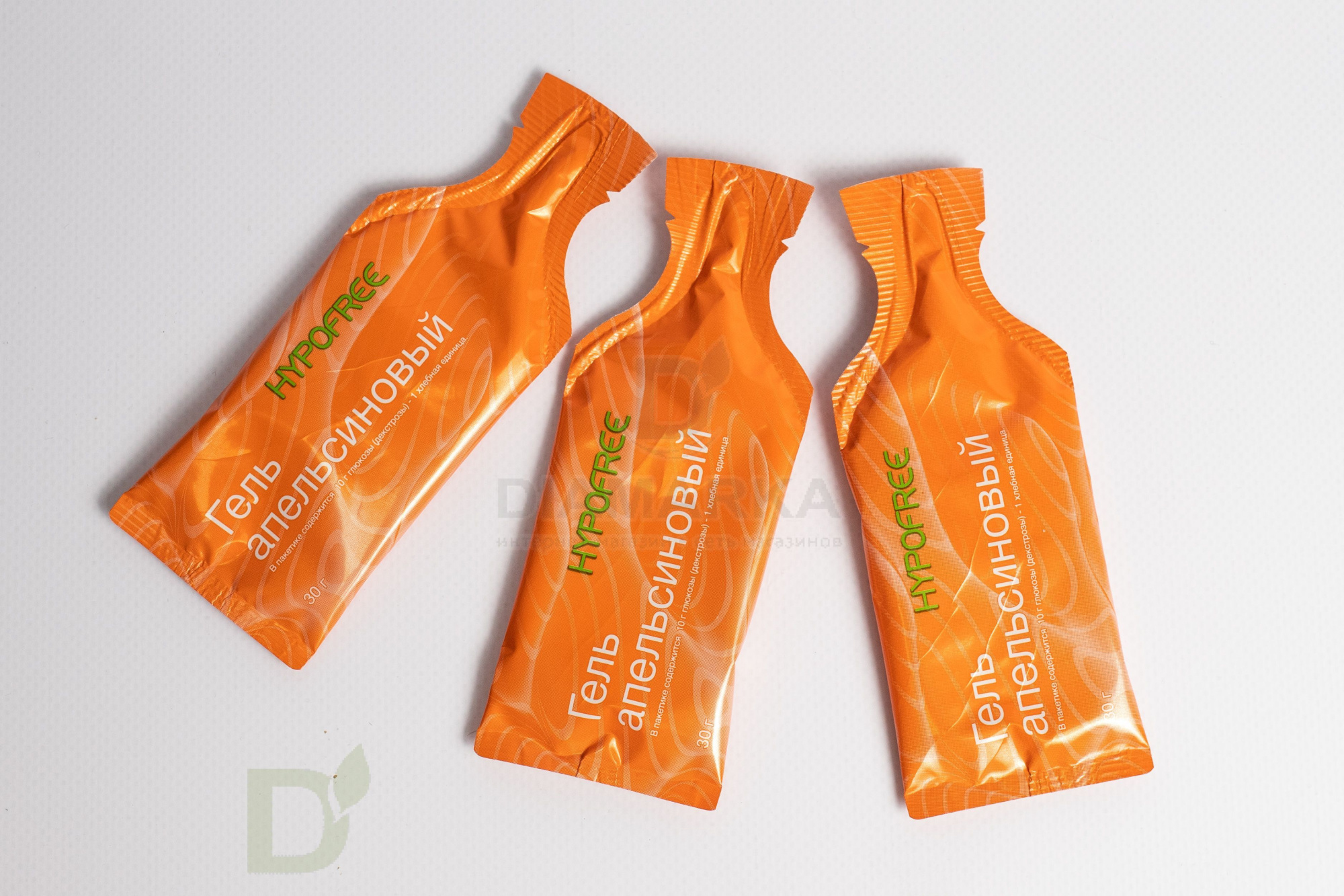 Гель HYPOFREE 1ХЕ Апельсин, мягкая упаковка, 10 саше по 30мл в Ростове-на-Дону