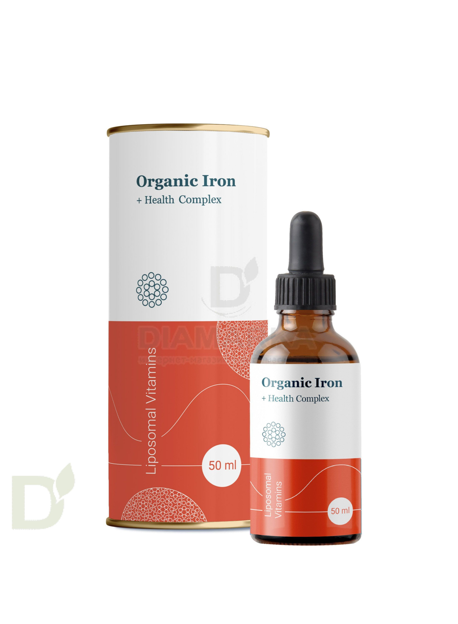 Витамины Liposomal Vitamins ORGANIC IRON 50мл флакон в Ростове-на-Дону