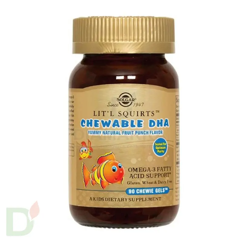 Витамины для детей Солгар Золотые рыбки ПНЖК Омега-3 (ДГК и ЭПК), 90 капс. в Ростове-на-Дону