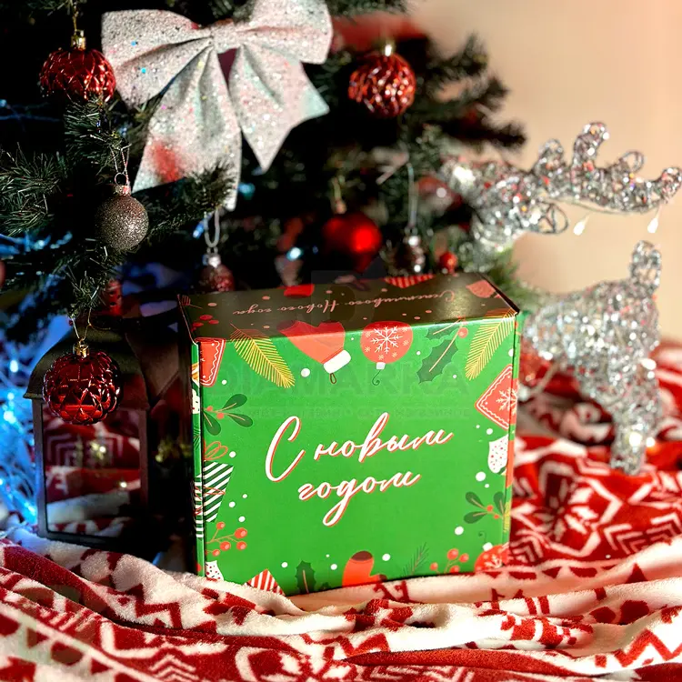 Подарок большой новогодний детский без сахара Новогоднее Чудо, 1185 гр