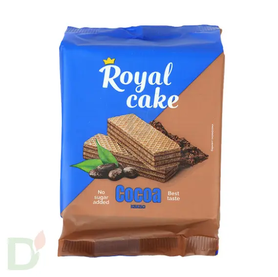 Вафли Royal cake со вкусом «КАКАО» без сахара, 120 г в Ростове-на-Дону