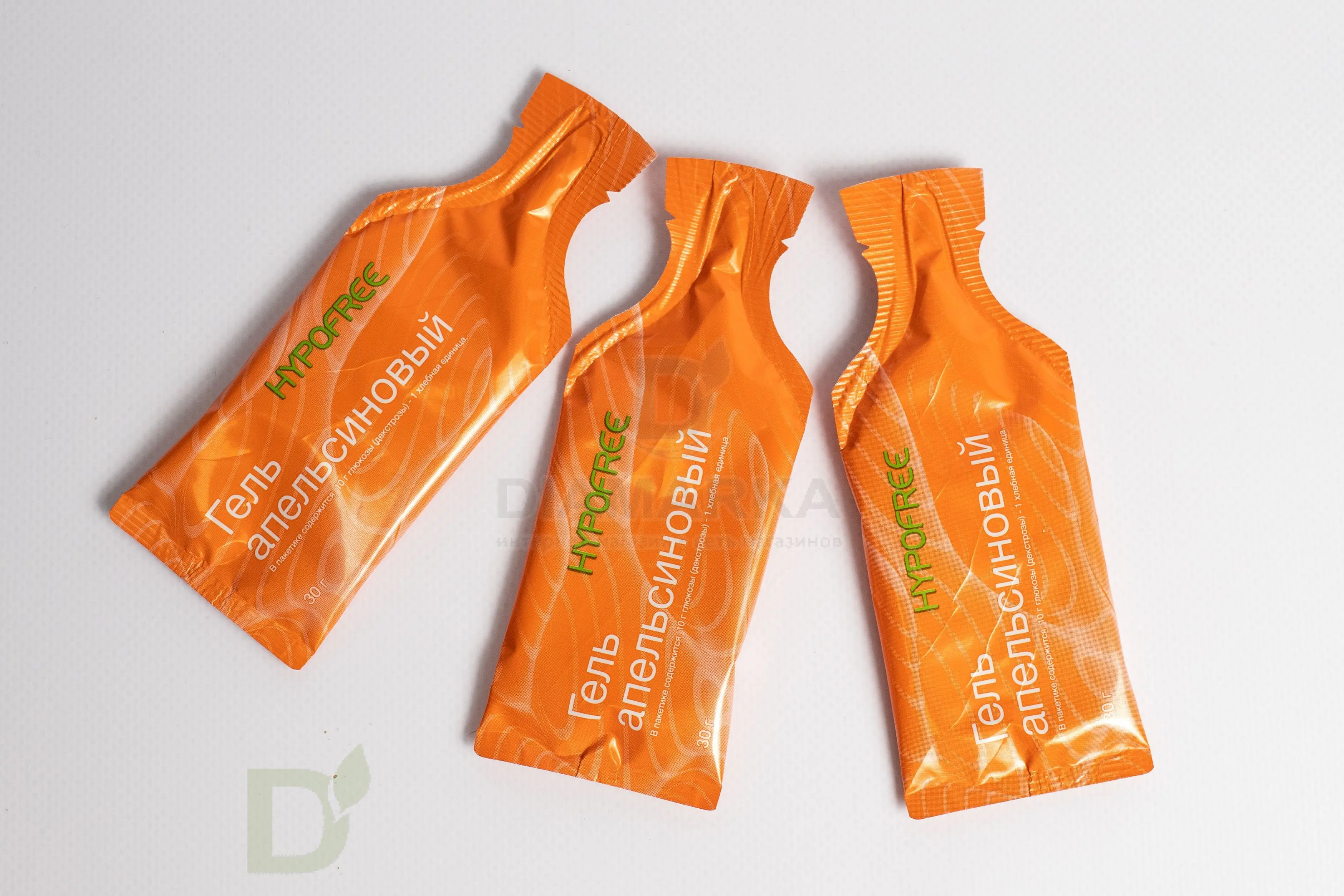 Гель HYPOFREE 1ХЕ Апельсин, мягкая упаковка, 10 саше по 30мл в Ростове-на-Дону