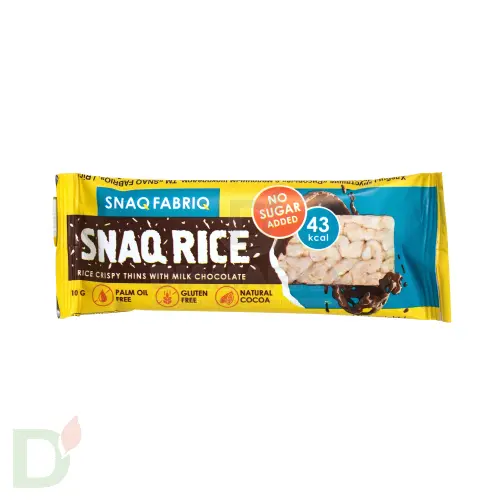 Батончик Snaq Fabriq рисовый глазированный молочным шоколадом, 10гр в Ростове-на-Дону
