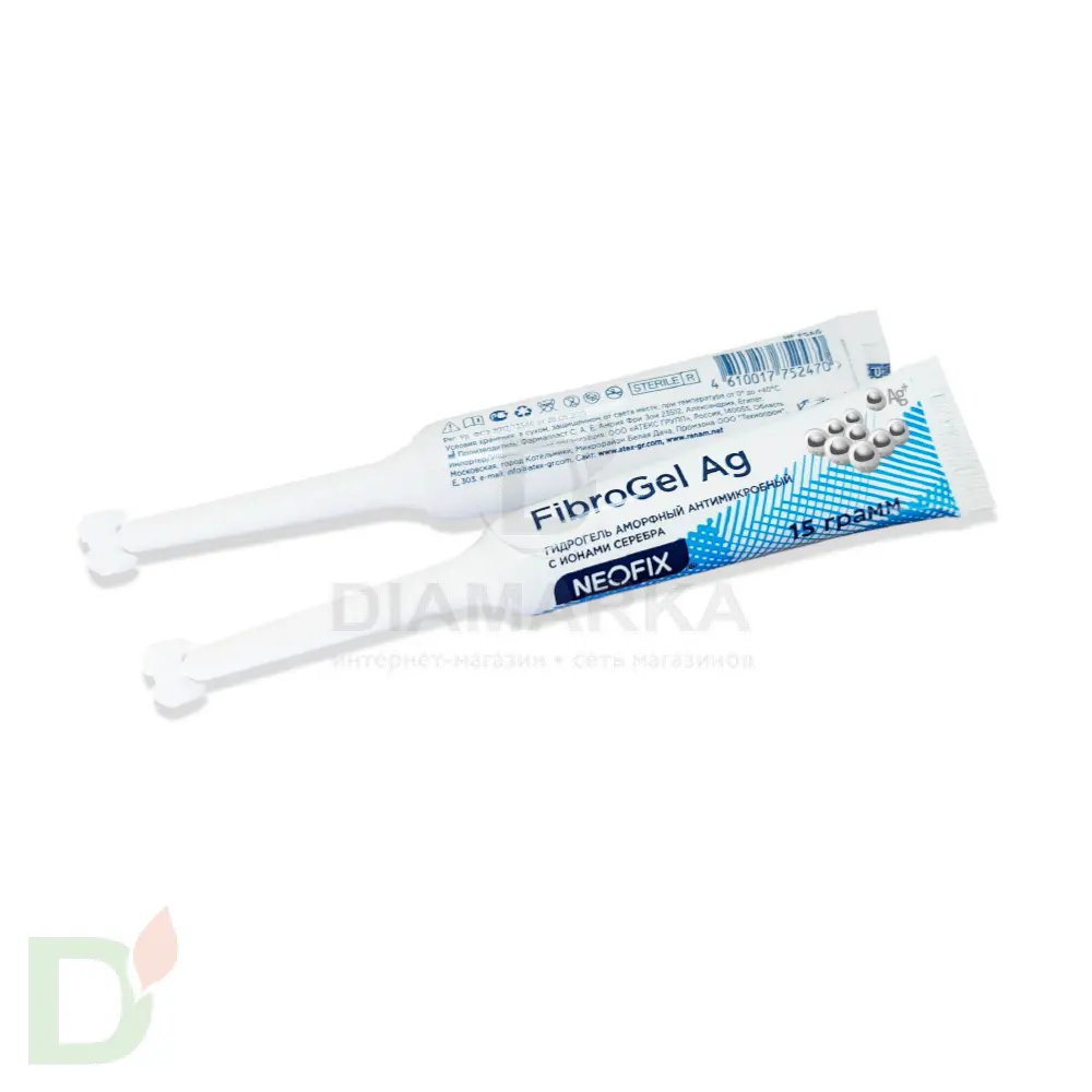 Гидрогель антимикробный NEOFIX FibroGel Fg с ионами серебра 15г в Ростове-на-Дону