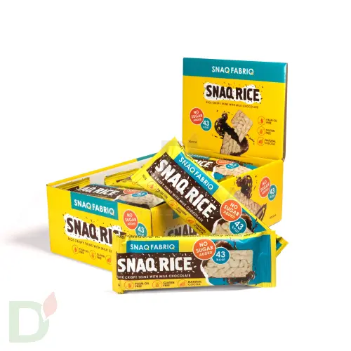 Батончик Snaq Fabriq рисовый глазированный молочным шоколадом, 10гр в Ростове-на-Дону