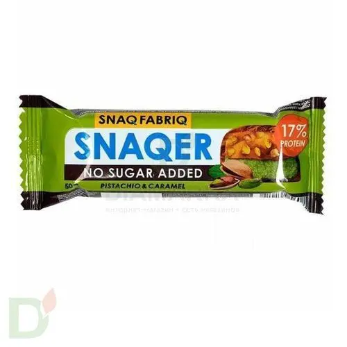 Батончик Snaq Fabriq глазированный Фисташка и карамель 50гр. в Ростове-на-Дону