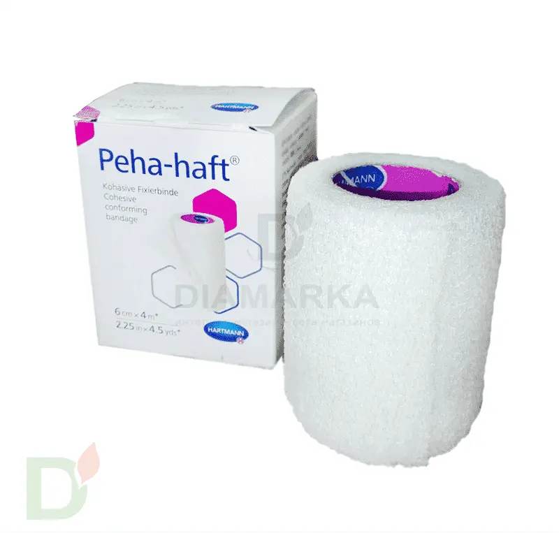 Бинт самофиксирующийся Пеха-хафт (Peha-haft), 6см х 4 м, Белый в Ростове-на-Дону