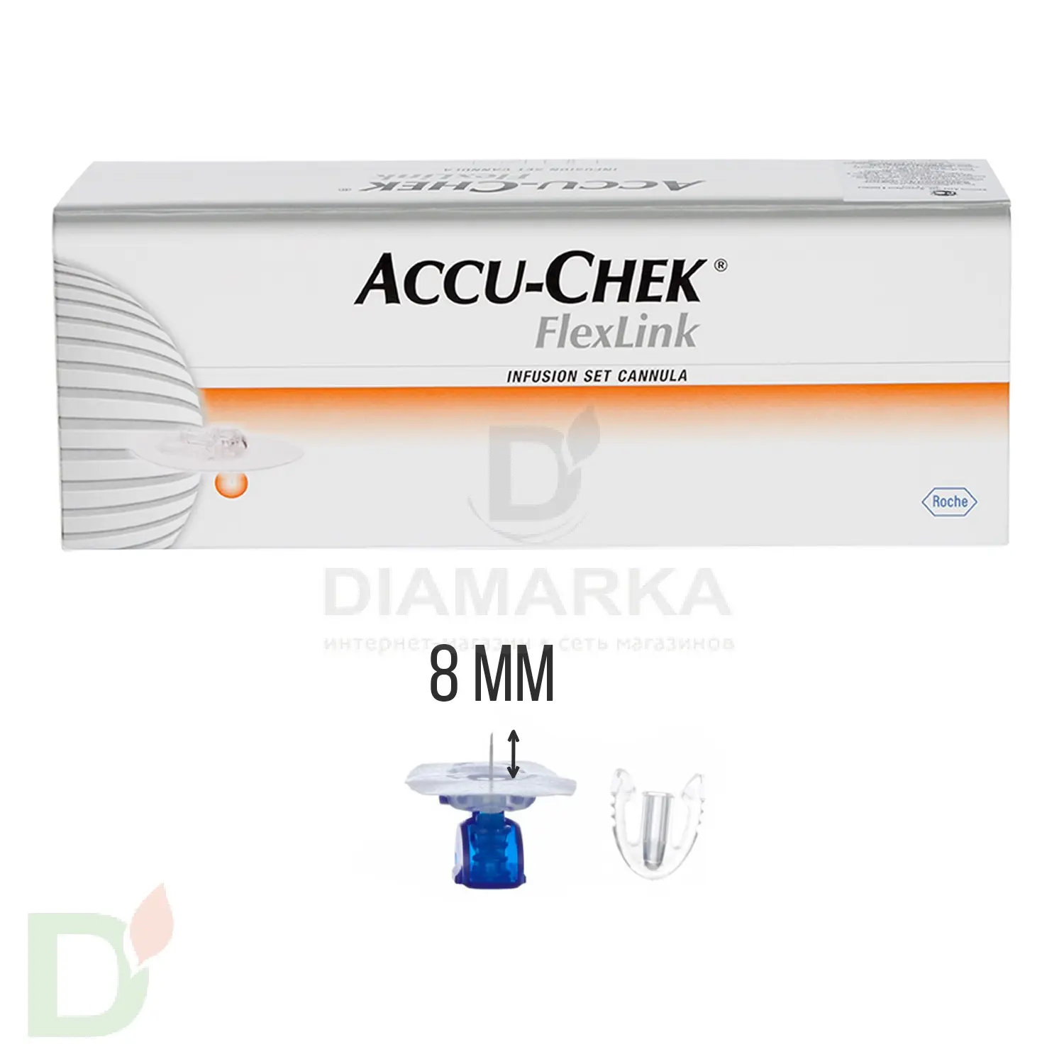 Акку-Чек Флекс-Линк, игла 8 мм (канюля), 1 шт. в Ростове-на-Дону